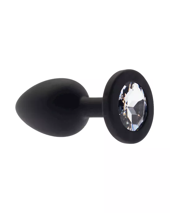 Kink Range Silicone Gemmed Butt Plug - 2.8 Inch