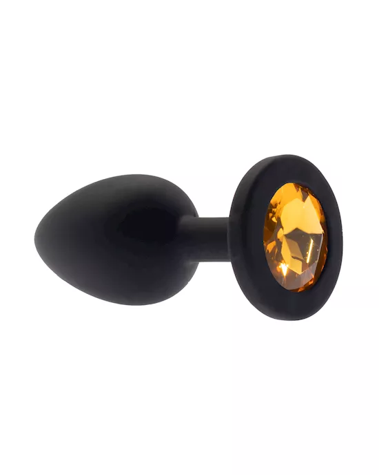 Kink Range Silicone Gemmed Butt Plug - 2.8 Inch