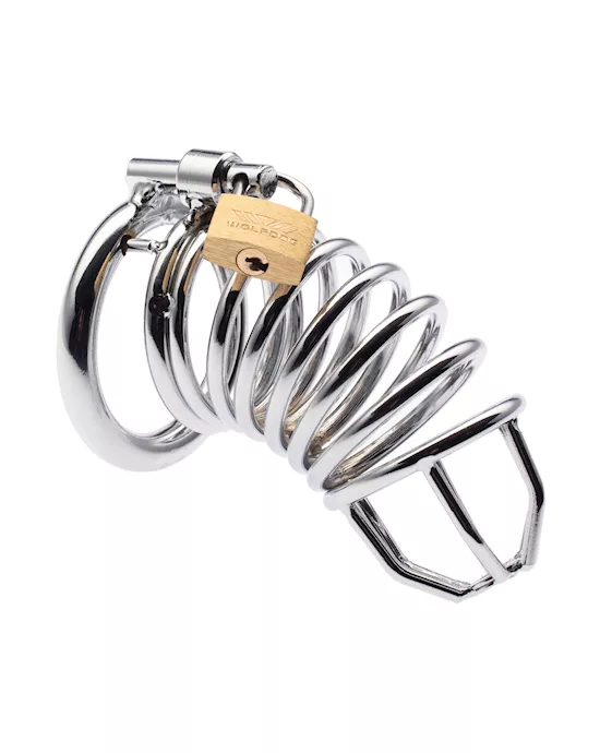 Kink Range Spiraled Chastity Cage - 40mm