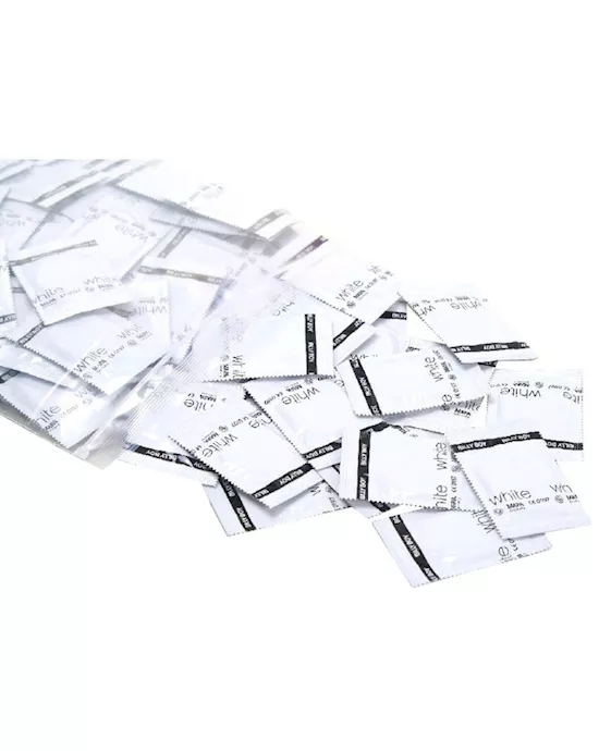 BILLY BOY WHITE CONDOMS - 100 Pack