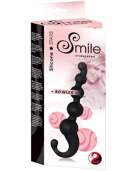 Smile Bowler Black Anal Wand