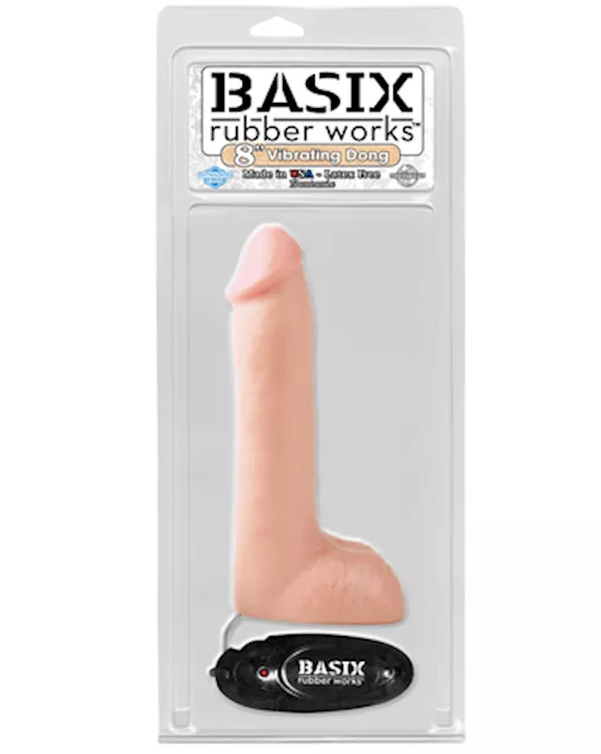 Basix Rubber Works 8 Vibrating Dong