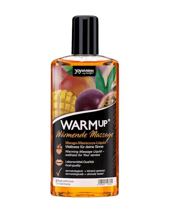 Warmup Warming Massage Liquid - Mango And Maracuya