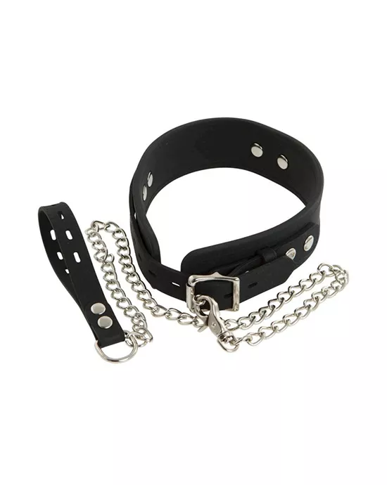 Bad Kitty Silicone Collar And Leash