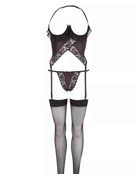 Open-bust Basque Set