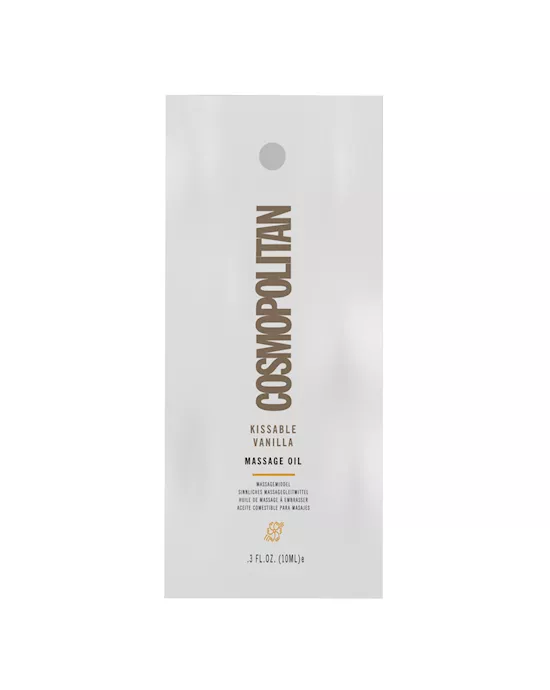 Cosmo - Massage Oil - Kissable Vanilla - Foil - 10ml