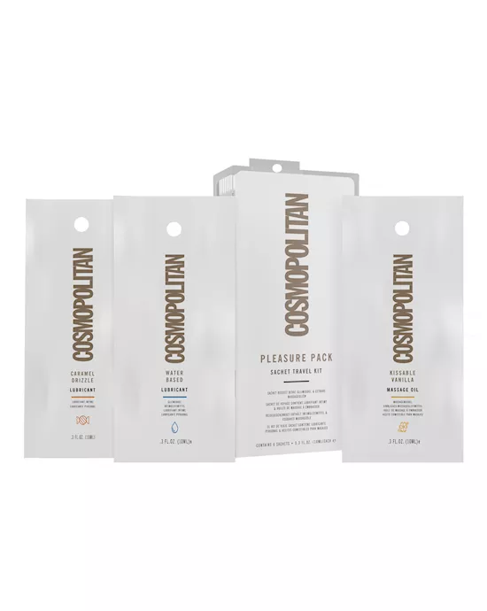 Cosmo Pleasure Pack - Sachet Travel Kit