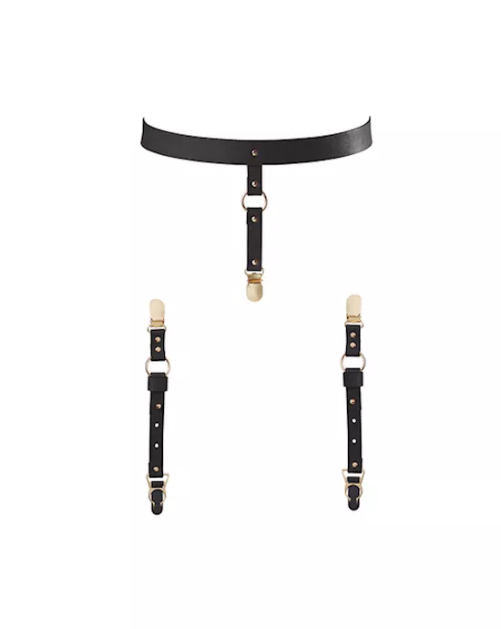 Maze Suspender Belt For Underwear And Stockings