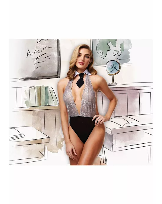 Schoolgirl Lace Teddy 