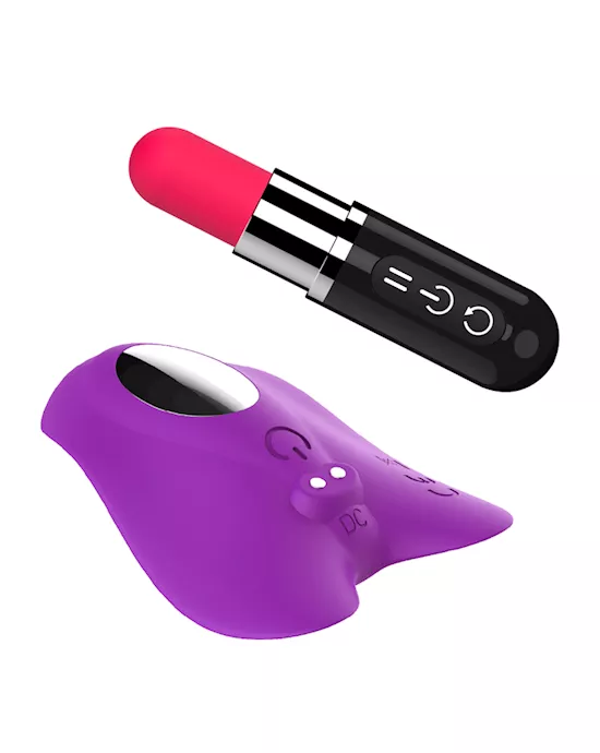 Ebby Lipstick Remote Control Wearable Vibrator