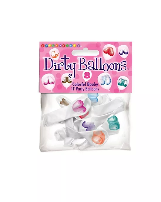 Mini-Boob Latex Balloons 