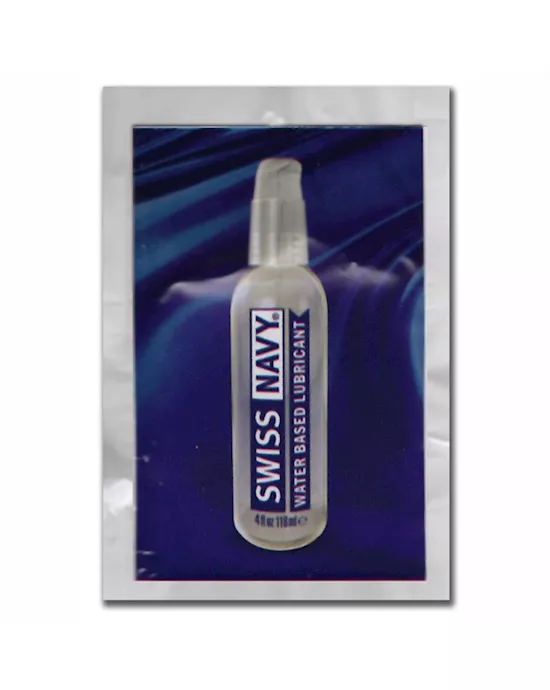 SWISS NAVY WATER BASED LUBRICANT - Sample Size