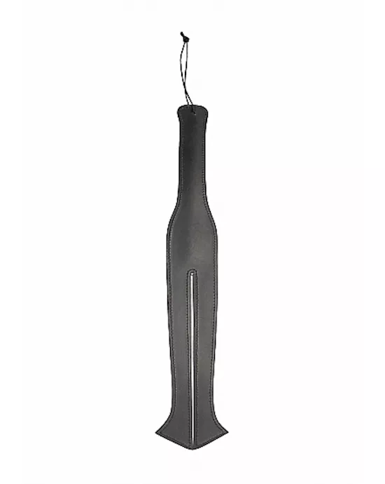 Two Finger Paddle Tawse- Black