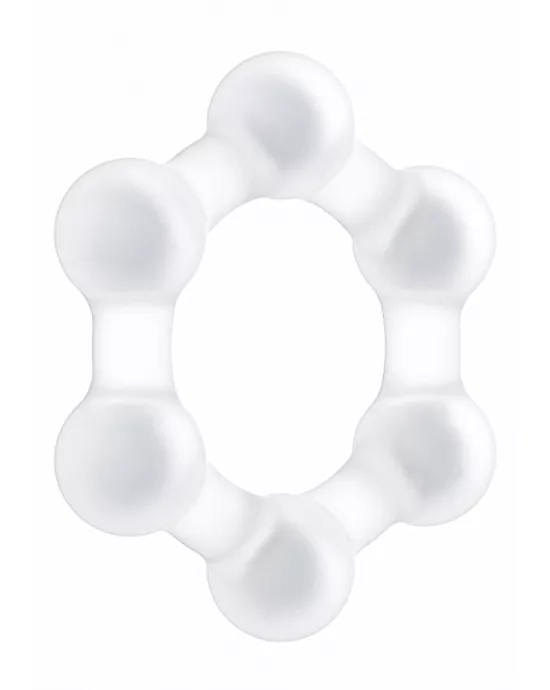 NO. 83 Weighted Cock Ring Transparent