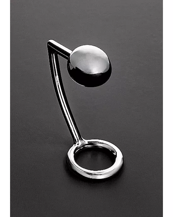 The Intruder with Egg- 40mm ring with 40mm Anal Egg