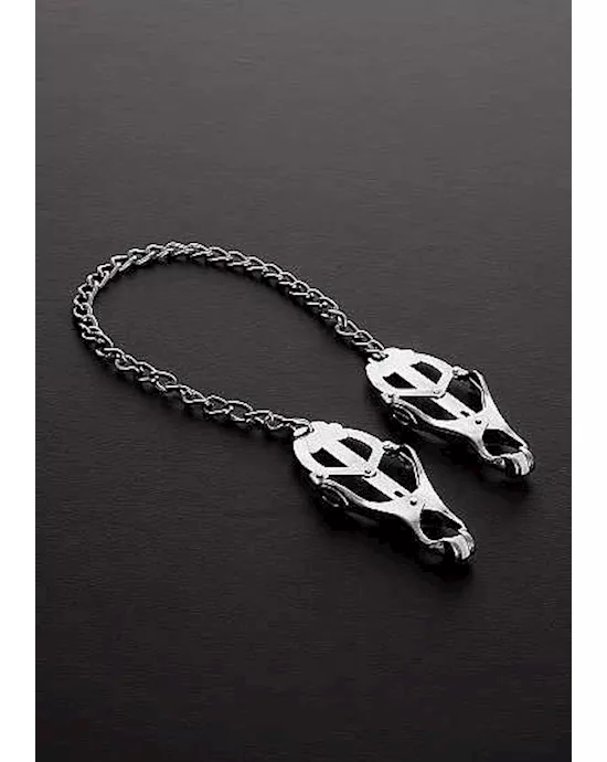 Clover Nipple Clamp with Chain 