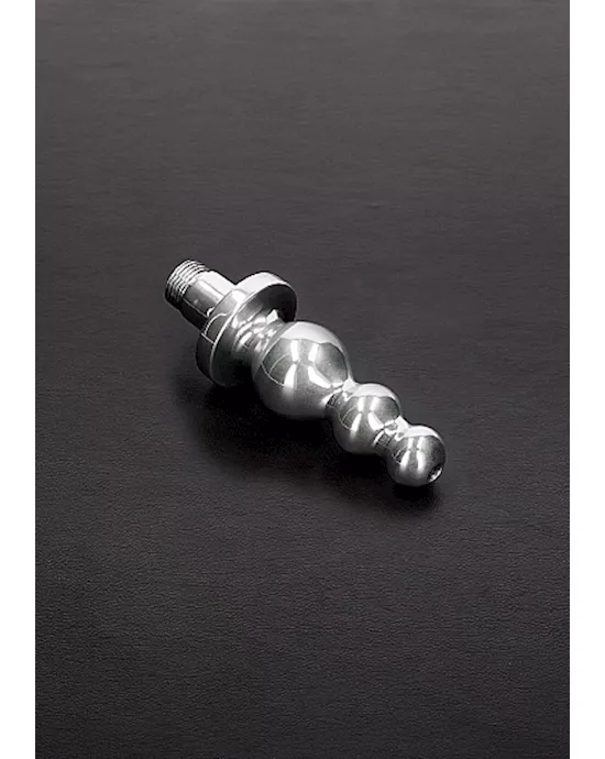 Revers Triple Ripple Enema Nozzle- Silver