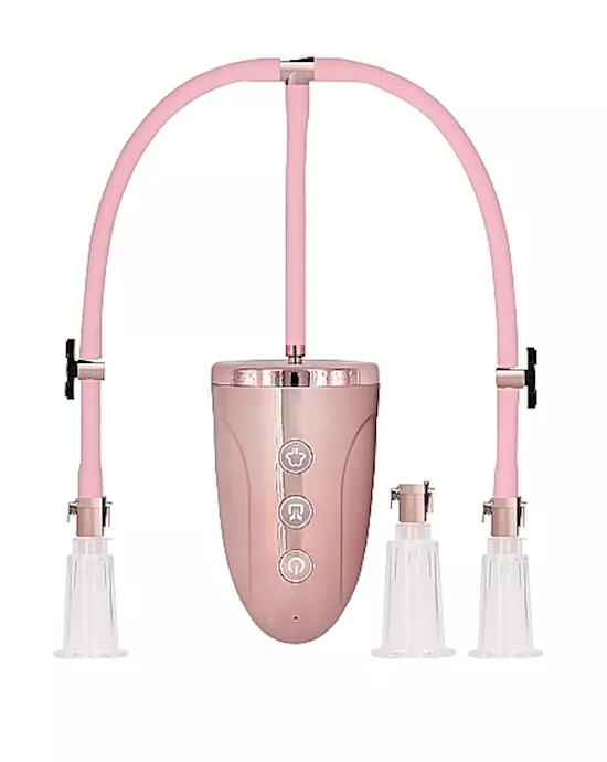 Automatic Rechargeable Clitoral And Nipple Pump Set