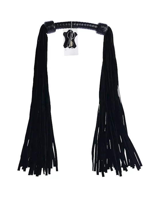 Bound X Double Ended Suede Flogger