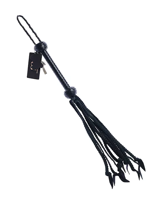 Bound X Braided Calf Leather Flogger