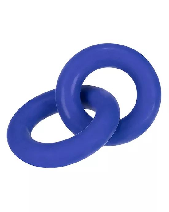 Duo Linked Cock And Ball Rings