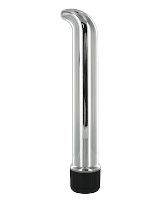 7 Inch Shimmer G-Spot Vibe Silver