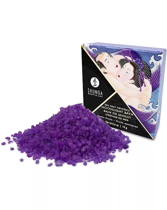 Shunga Moonlight Bath Sea Salt Exotic Fruits Crystals - 75g