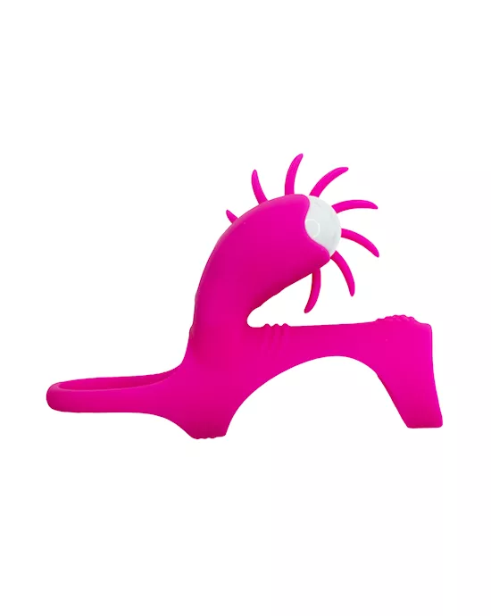 Vibro Licking C Ring Cock Cage