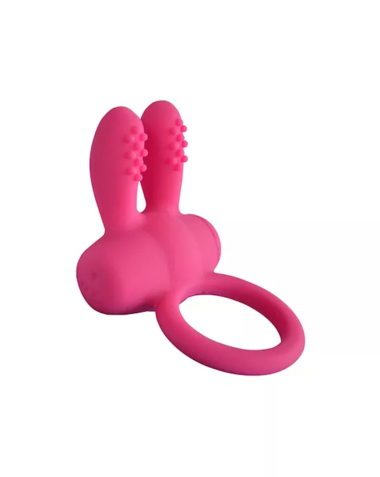Meili Rabbit Vibrating Cock Ring