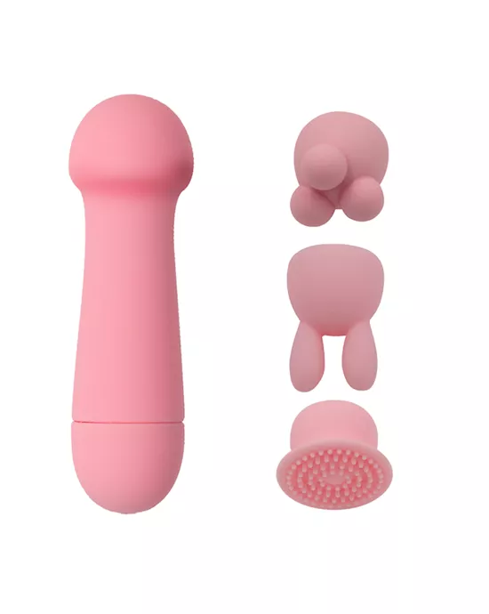 Triple Trouble Wand Vibrator