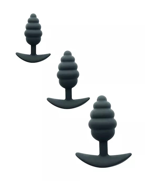 KinKi Ribbed Anal Trainer Set