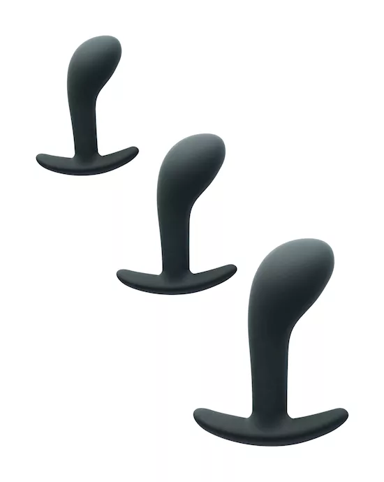 KinKi Curved Butt Plug Set
