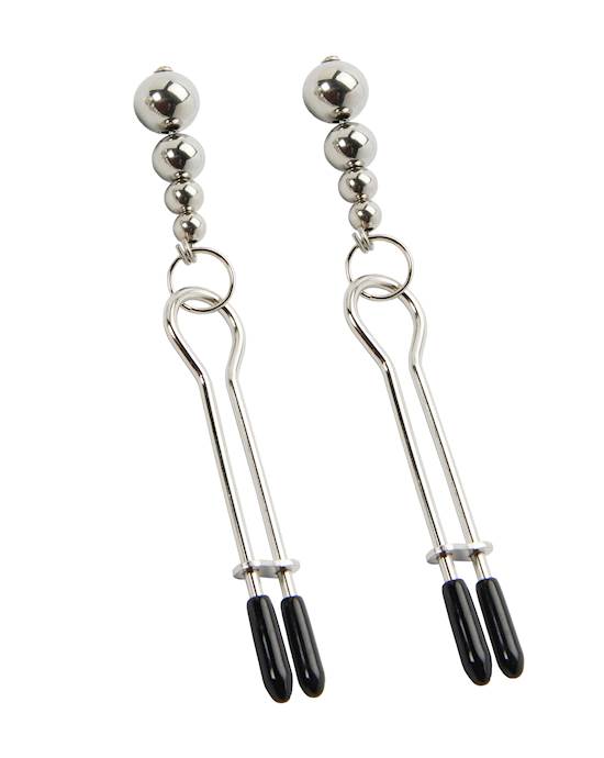 Kinki Silver Ball Nipple Clamps