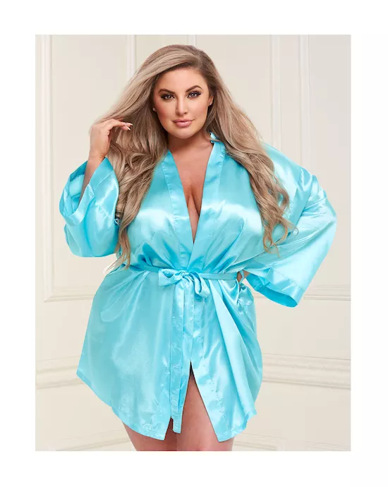 Silken Satin Robe