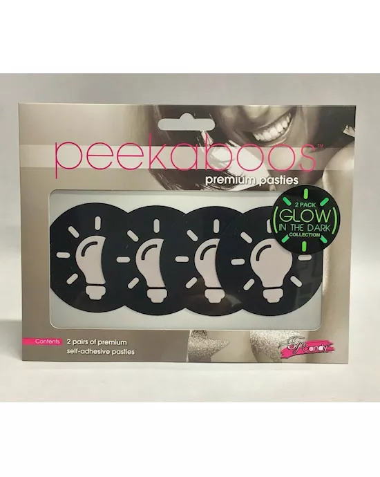 Glow In The Dark Light Bulb Pasties