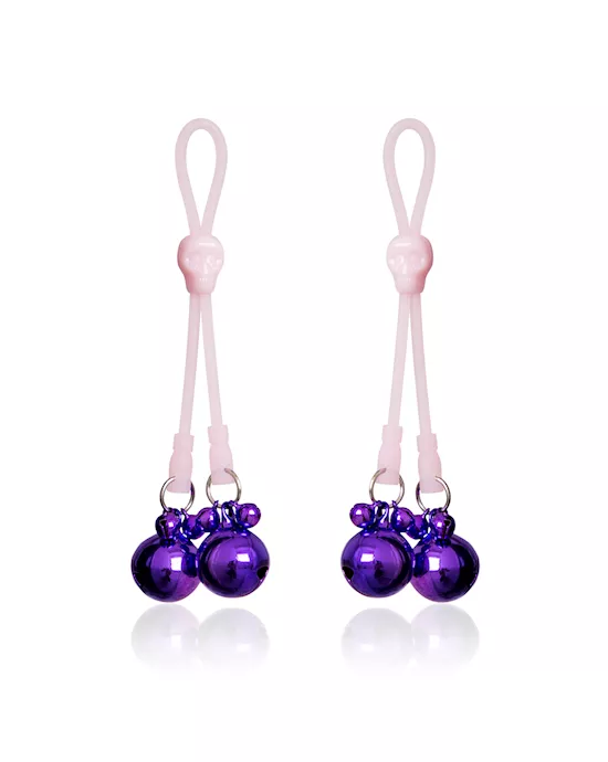 Luminous Skull Nipple Clamps