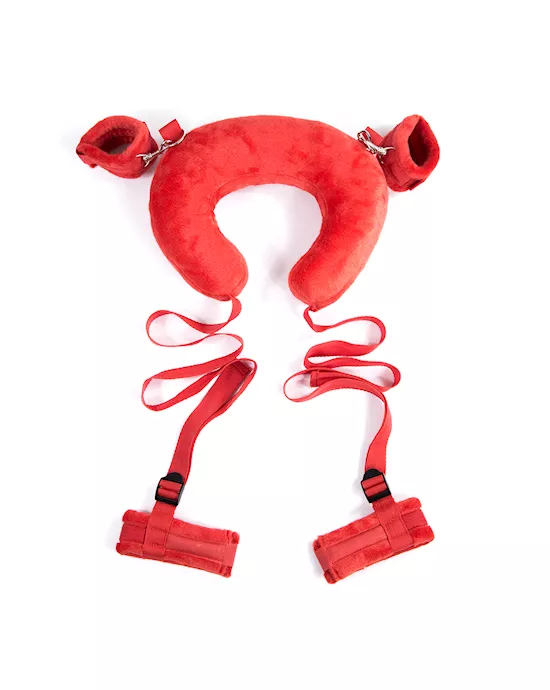 Kick Back Pillow Restraint with Cuffs