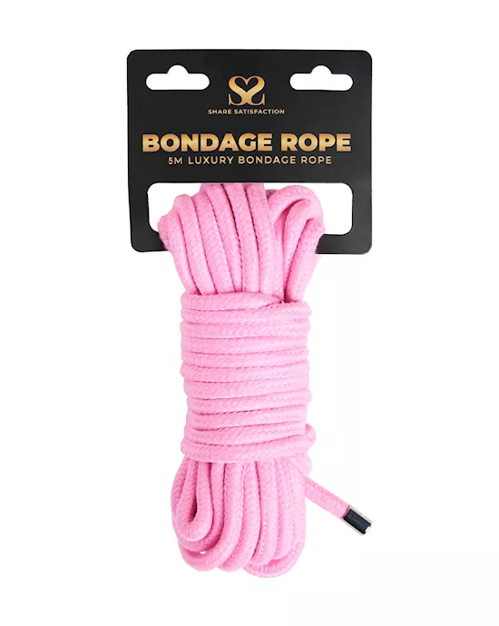 Share Satisfaction Luxury Bondage Rope 5m