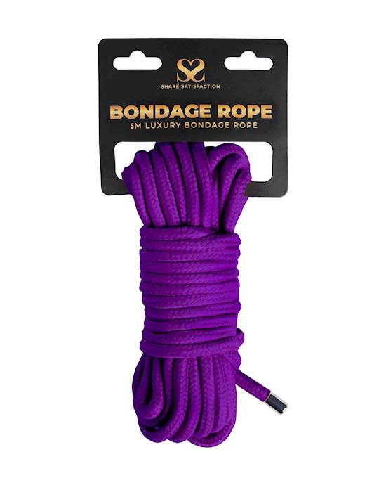 Share Satisfaction Luxury Bondage Rope 5m