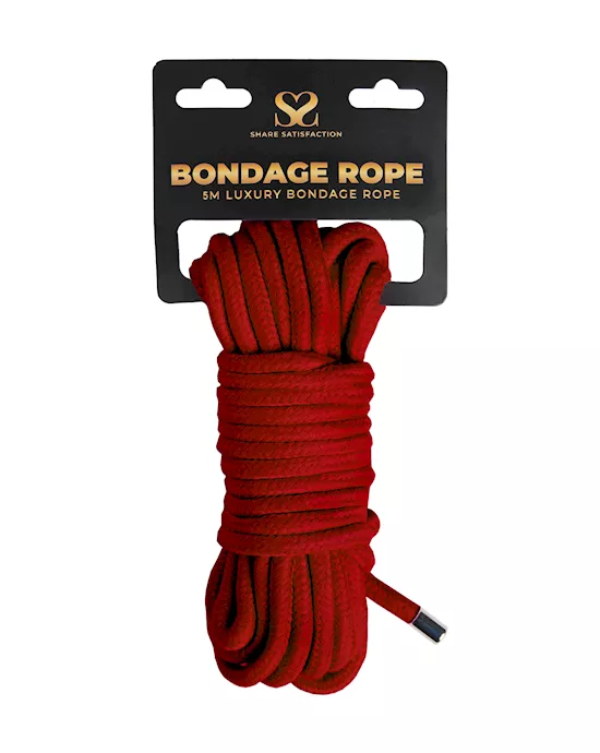 Share Satisfaction Luxury Bondage Rope 5m