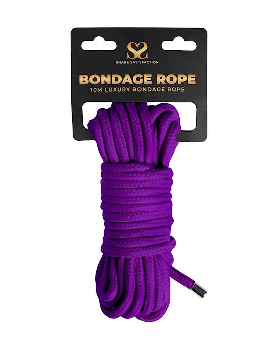 Share Satisfaction Luxury Bondage Rope 10m