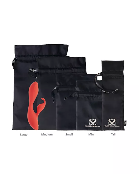 Share Satisfaction Satin Toy Storage Bag Tall