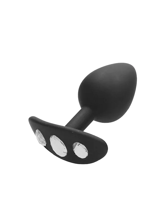 Diamond Butt Plug With Handle - 3.4 Inch