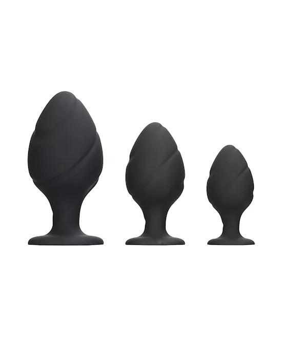 Swirled Butt Plug Set