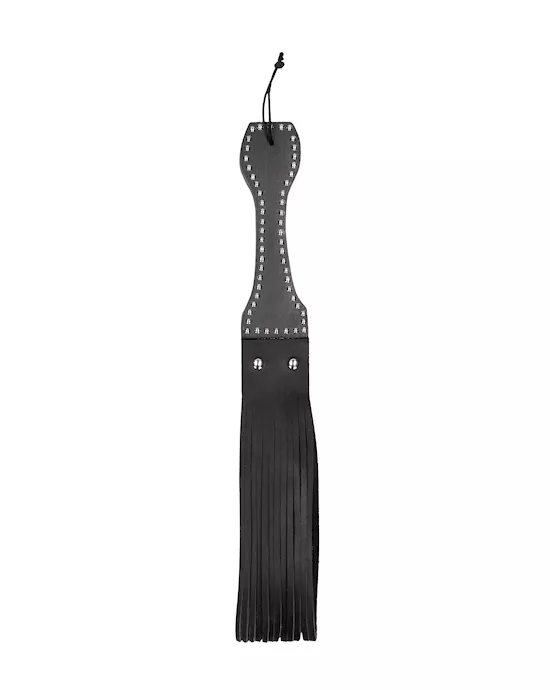 Wooden Handle Belt Whip Flogger  