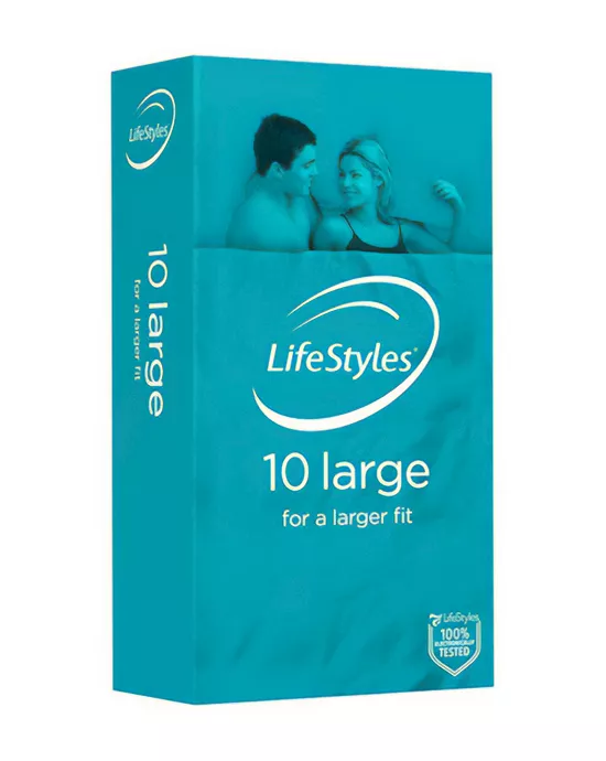 Lifestyles Large 10s Condoms