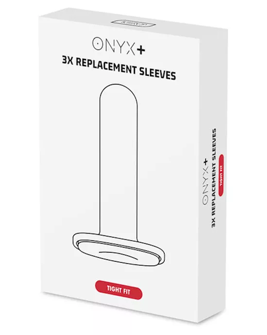 Onyx Plus Replacement Sleeve - 3 Pack Tight Fit