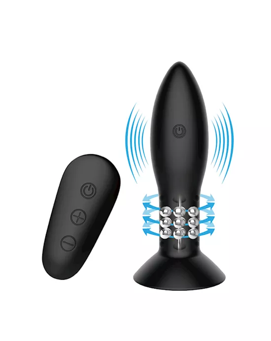Rotation Beads Rimming Anal Plug