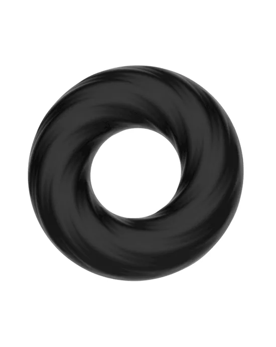 Spiral Ripples Silicone Cock Ring