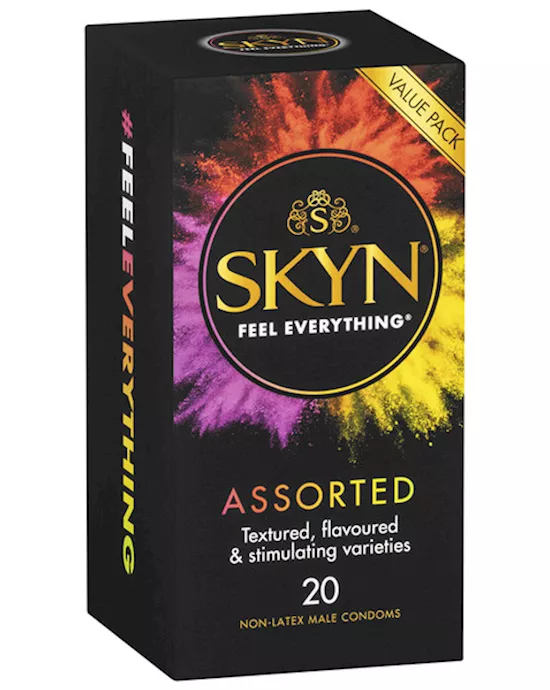 Lifestyles Skyn Assorted Soft Non-latex Condoms - 20 Pack